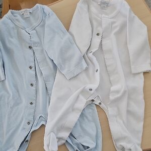 Blue and White Onsie Set